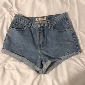 DIY’ed Faded Glory Jean Shorts